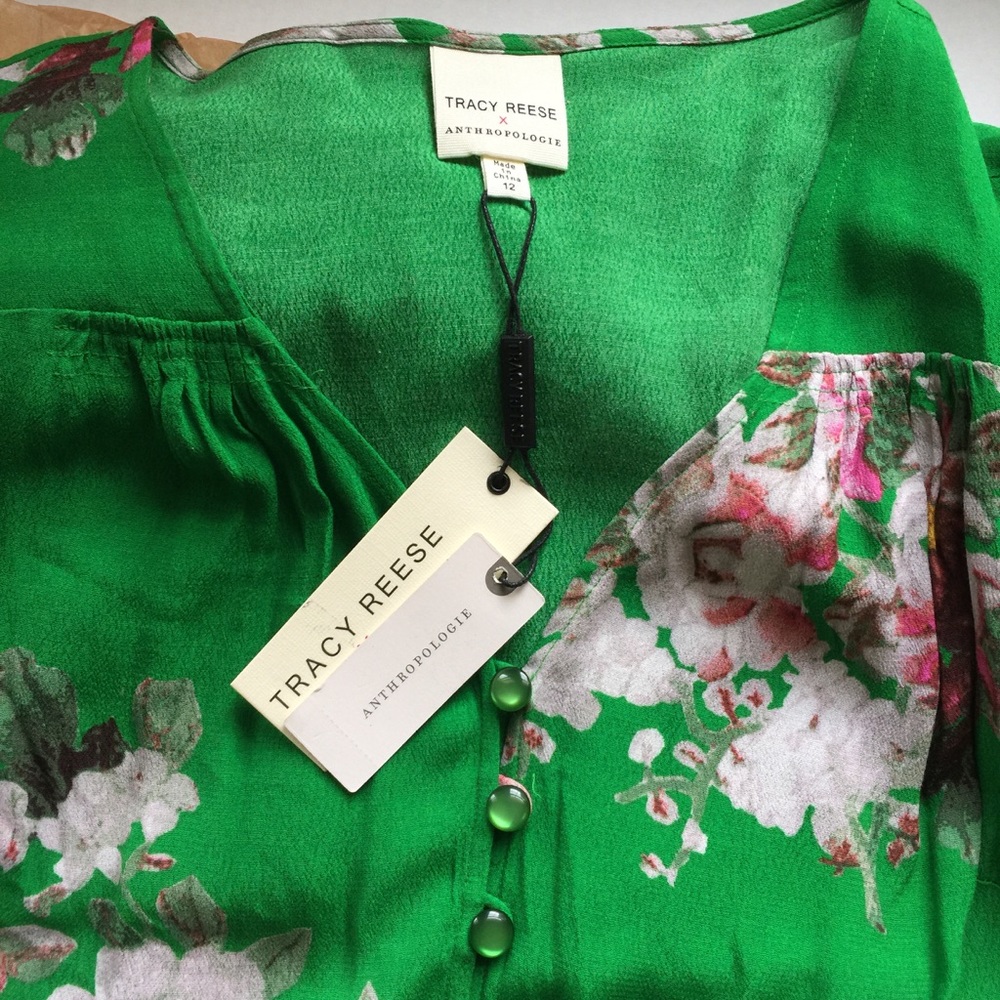 Anthropologie LONGWOOD FLORAL JUMPSUIT new - Picture 7 of 7